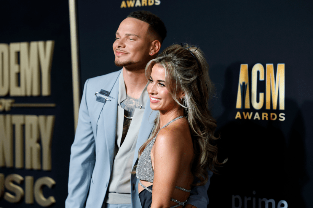 Kane Brown and Katelyn Jae Brown attend the 58th Academy Of Country Music Awards at The Ford Center at The Star on May 11, 2023 in Frisco, Texas