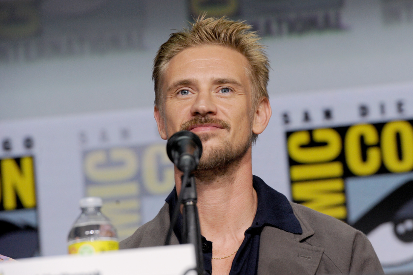 Boyd Holbrook speaks onstage during "The Sandman" special video presentation and Q&A panel during 2022 Comic Con International: San Diego at San Diego Convention Center on July 23, 2022 in San Diego, California