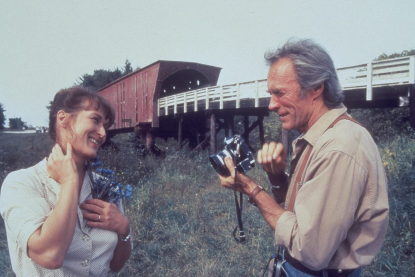 Clint Eastwood and Meryl Streep in The Bridges of Madison County (1995)