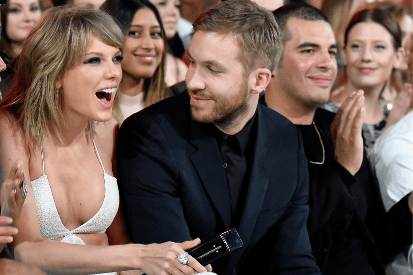 Recording artists Taylor Swift (L) and Calvin Harris attend the 2015 Billboard Music Awards at MGM Grand Garden Arena on May 17, 2015 in Las Vegas, Nevada