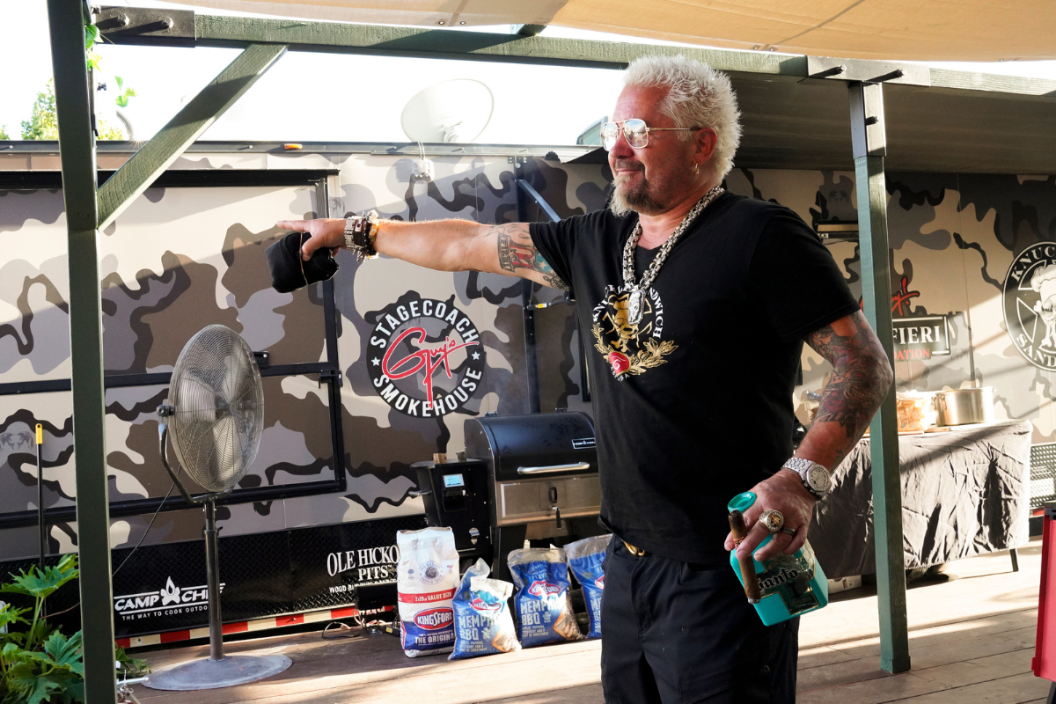 Guy Fieri onstage during Day 2 of the 2023 Stagecoach Festival on April 29, 2023 in Indio, California.
