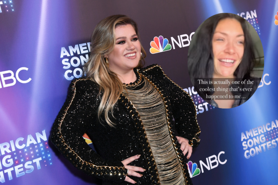 UNIVERSAL CITY, CALIFORNIA - MAY 09: Kelly Clarkson attends NBC's "American Song Contest" grand final live premiere and red carpet at Universal Studios Hollywood on May 09, 2022 in Universal City, California and screengrab via YouTube
