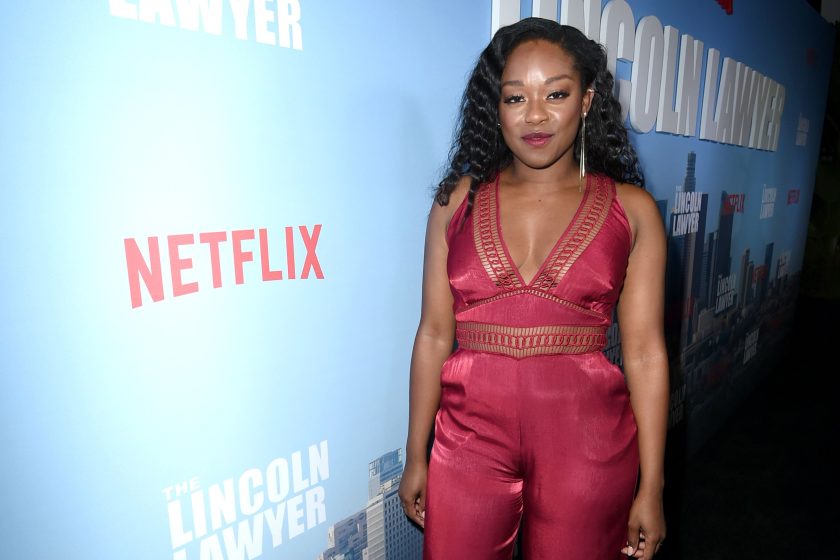 LOS ANGELES, CALIFORNIA - MAY 09: Jazz Raycole attends Netflix's 'The Lincoln Lawyer' special screening & reception at The London West Hollywood on May 09, 2022 in Los Angeles, California. 