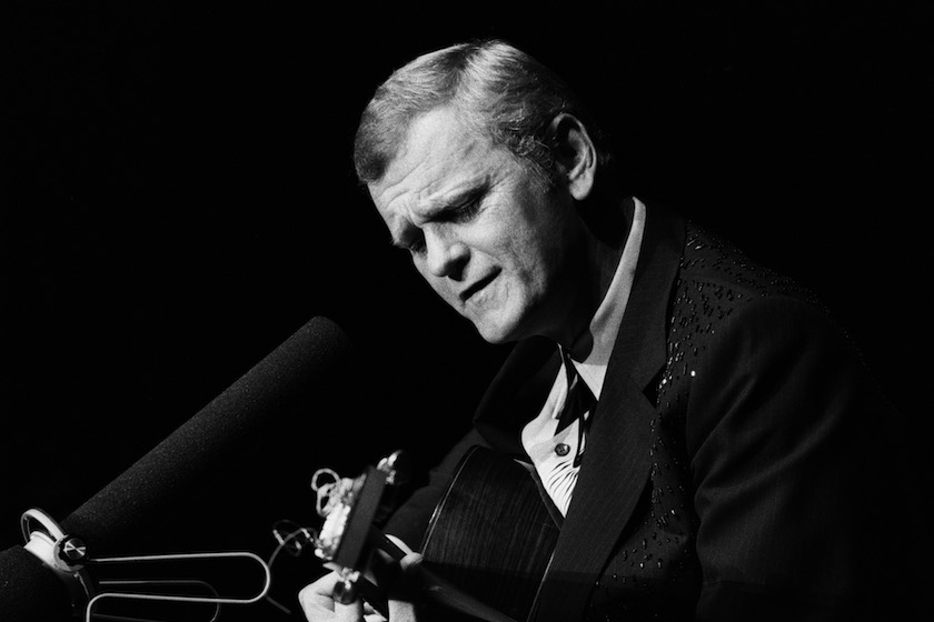 ATLANTA - SEPTEMBER 19: Inductee Singer/Songwriter Jerry Reed performs at The Georgia Music Hall of Fame at The Georgia World Congress Center in Atlanta Georgia. September 19, 1987 