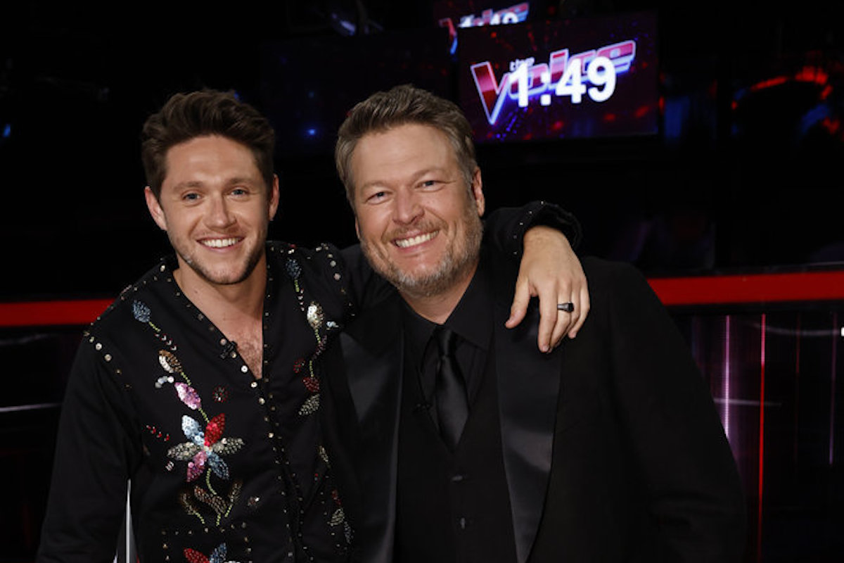 THE VOICE -- “Finale, Part 2” Episode 2316B -- Pictured: (l-r) Niall Horan, Blake Shelton