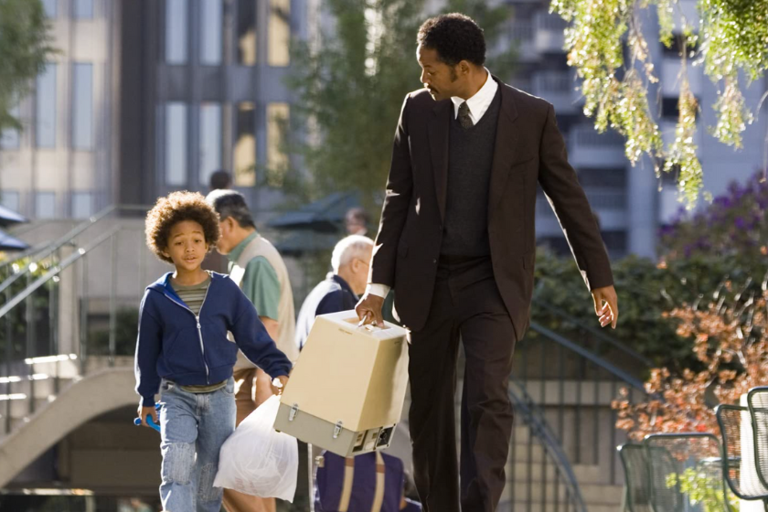 Will Smith and Jaden Smith in The Pursuit of Happyness (2006)