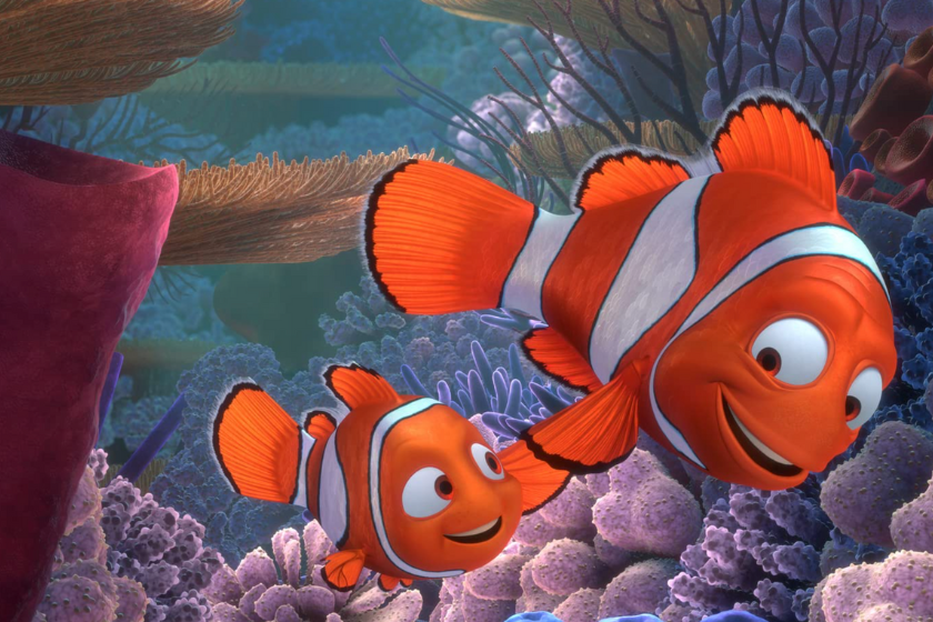 Albert Brooks and Alexander Gould in Finding Nemo (2003)