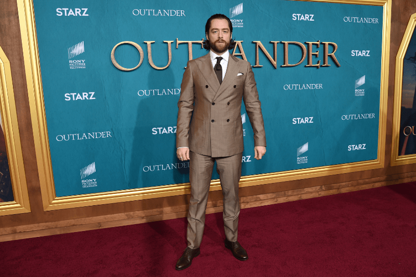 Richard Rankin attends the Starz Premiere event for "Outlander" Season 5 at Hollywood Palladium on February 13, 2020 in Los Angeles, California