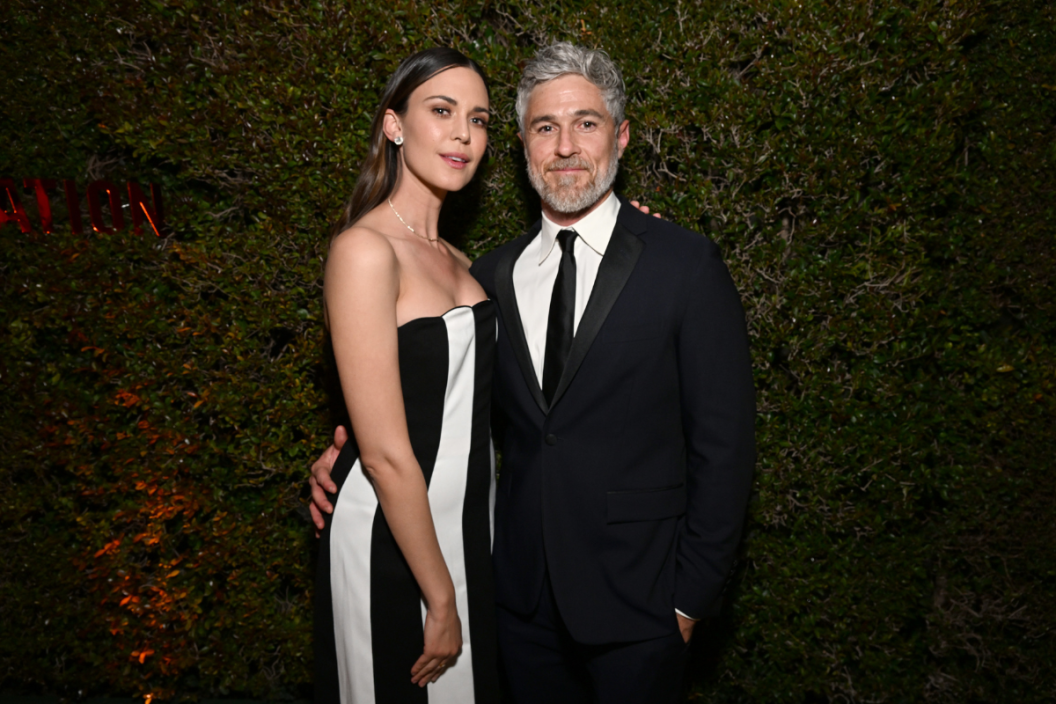 Odette Annable and Dave Annable attend the Elton John AIDS Foundation's 31st Annual Academy Awards Viewing Party on March 12, 2023 in West Hollywood, California