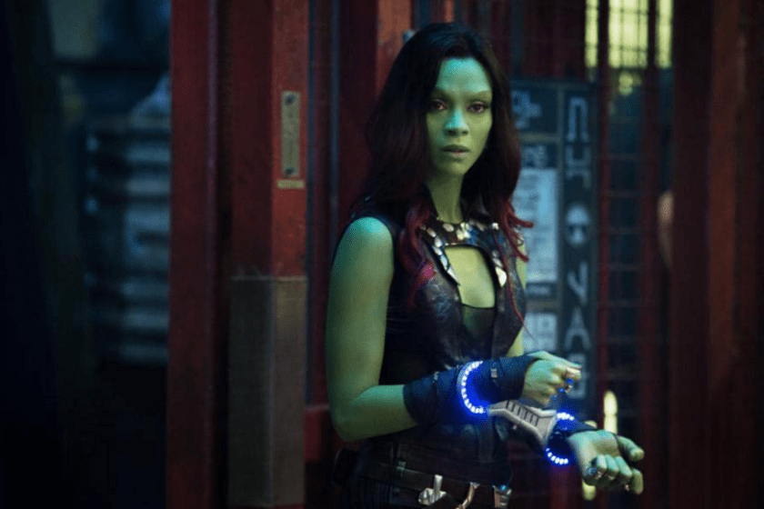 Zoe Saldana in Guardians of the Galaxy (2014)