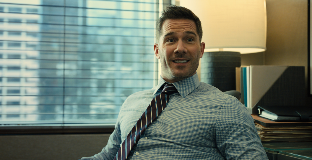 Luke Macfarlane in "Platonic," now streaming on Apple TV+.