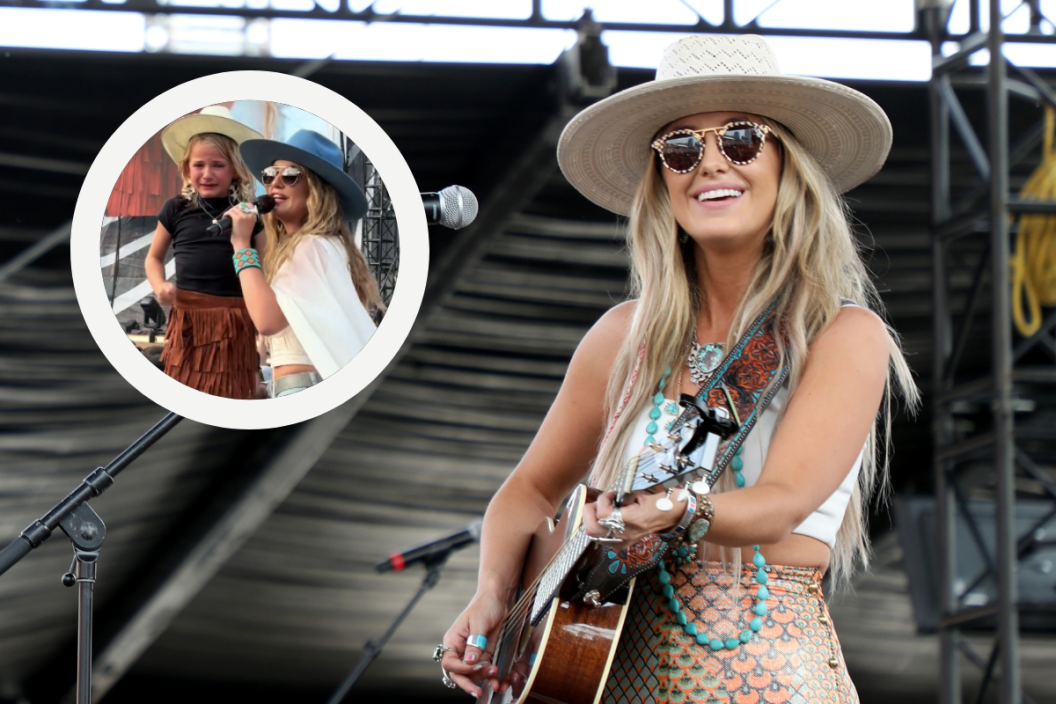 NASHVILLE, TENNESSEE - JUNE 08: Lainey Wilson performs onstage during day one of CMA Fest 2023 at the Chevy Riverfront Stage on June 08, 2023 in Nashville, Tennessee and screengrab via TikTok