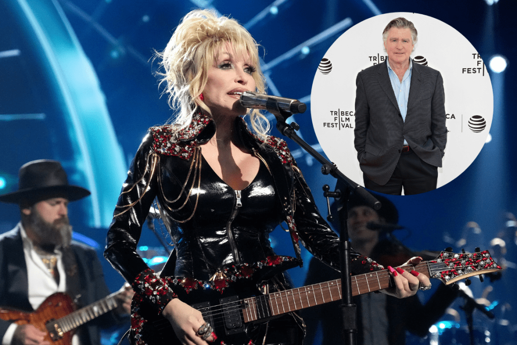 Dolly Parton performs onstage during the 37th Annual Rock & Roll Hall of Fame Induction Ceremony at Microsoft Theater on November 05, 2022 in Los Angeles, California. / Actor Treat Williams attends Tribeca Talks After The Movie: By Sidney Lumet during the 2016 Tribeca Film Festival at SVA Theatre on April 22, 2016 in New York City.