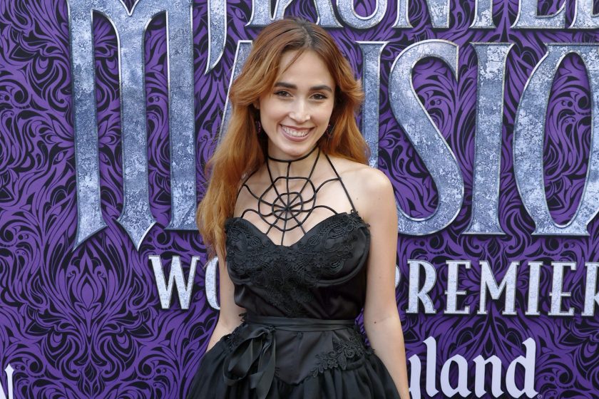 ANAHEIM, CALIFORNIA - JULY 15: Andra Gogan attends the World Premiere of Disney's "Haunted Mansion" at Disney California Adventure Park on July 15, 2023 in Anaheim, California.