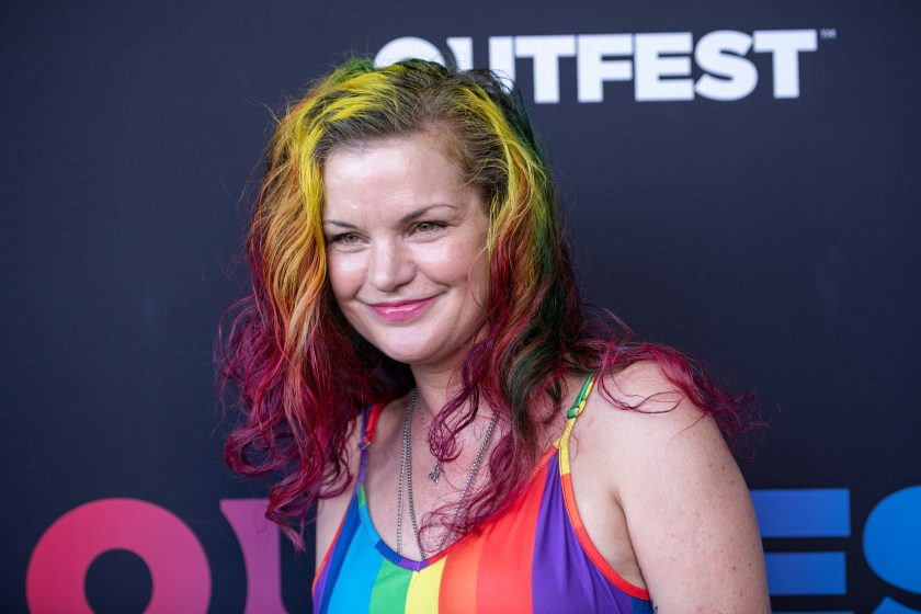 LOS ANGELES, CALIFORNIA - JULY 18: Executive producer Pauley Perrette attends the 2023 Outfest Los Angeles' - "Studio One Forever" Premiere at Harmony Gold on July 18, 2023 in Los Angeles, California. 