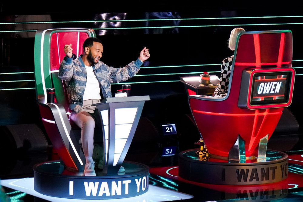 THE VOICE -- "The Blind Auditions" Episode 2401 -- Pictured: John Legend --