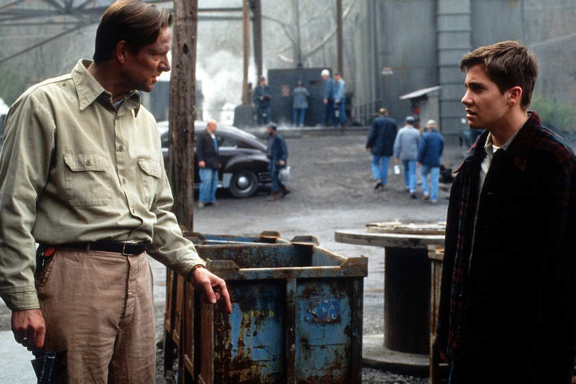 Chris Cooper and Jake Gyllenhaal in October Sky (1999)