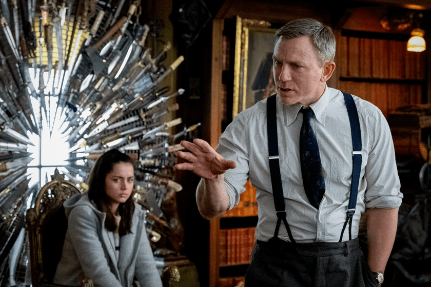 Daniel Craig and Ana de Armas in Knives Out (2019)