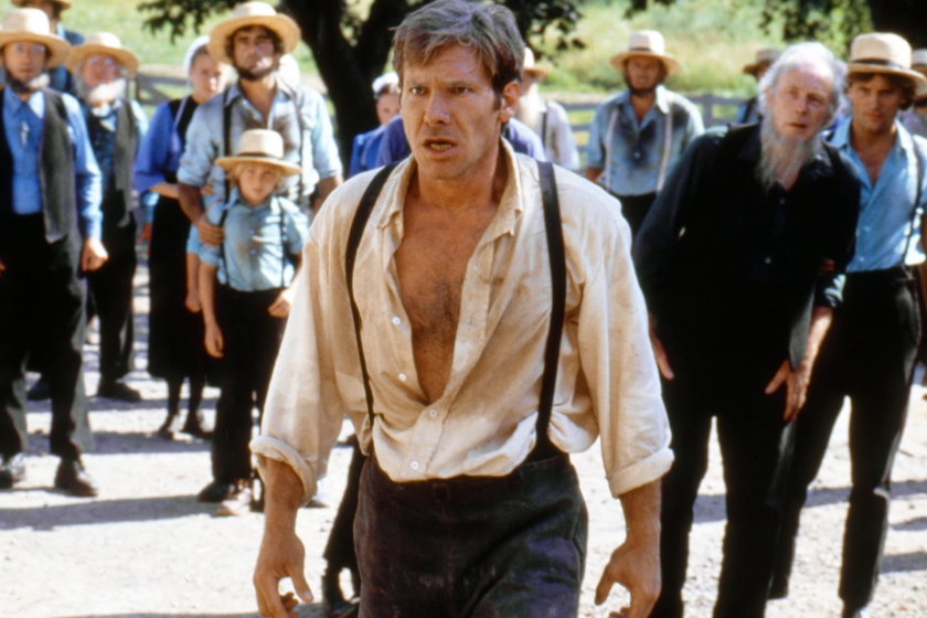 Harrison Ford, Viggo Mortensen, and Jan Rubes in Witness (1985)