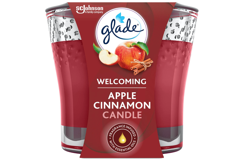 Glade Candle Jar, Air Freshener, Apple Cinnamon