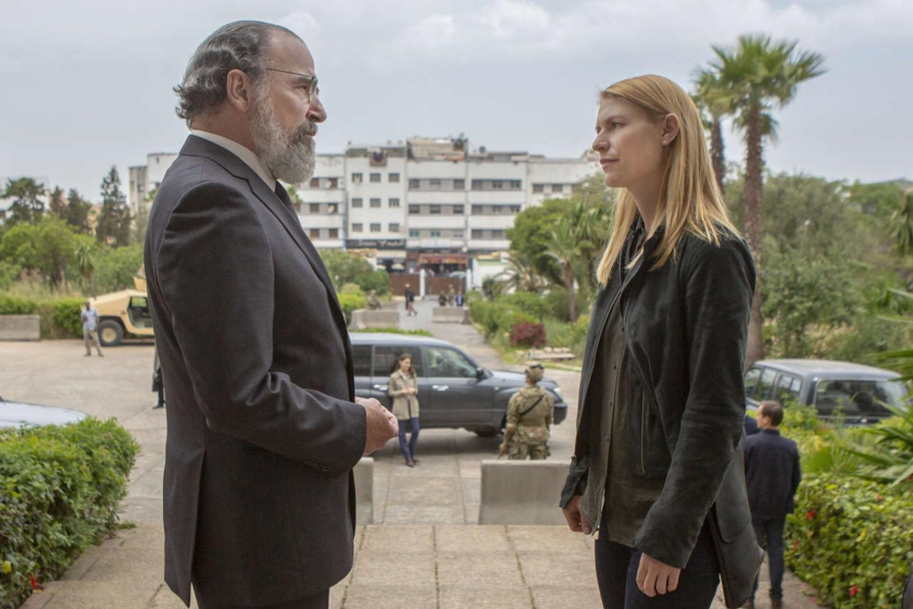 Claire Danes and Mandy Patinkin in Homeland (2011)