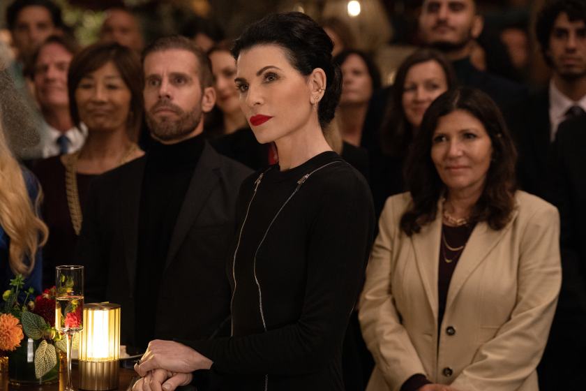Episode 1. Julianna Margulies in "The Morning Show," premiering September 13, 2023 on Apple TV+.