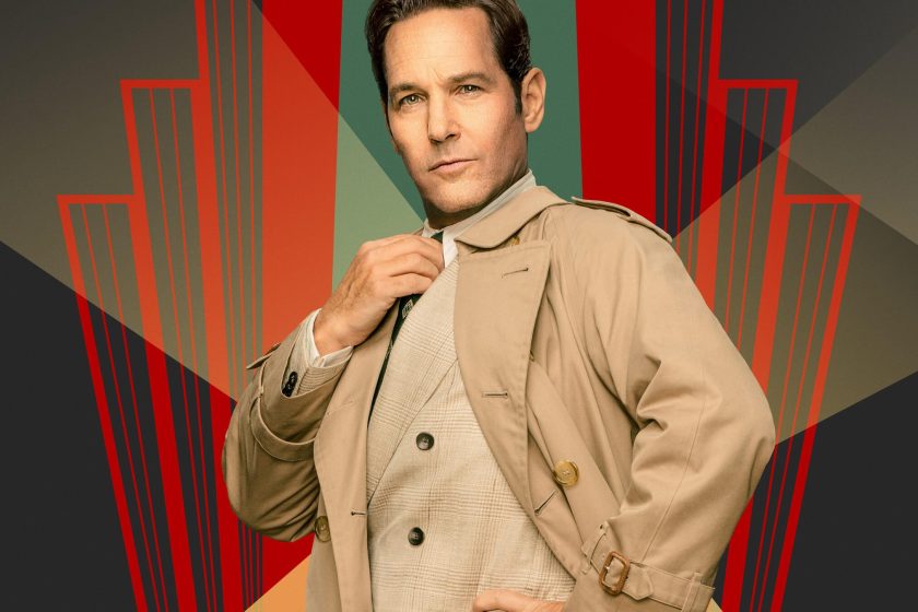 Only Murders In The Building — Season 3 — Season three finds Charles, Oliver & Mabel (played by Steve Martin, Martin Short & Selena Gomez) investigating a murder behind the scenes at a Broadway show. Curtains up! Paul Rudd (Ben), shown. 