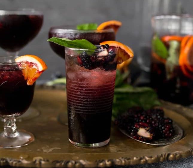 Lena's Kitchen's recipe for dark magic punch