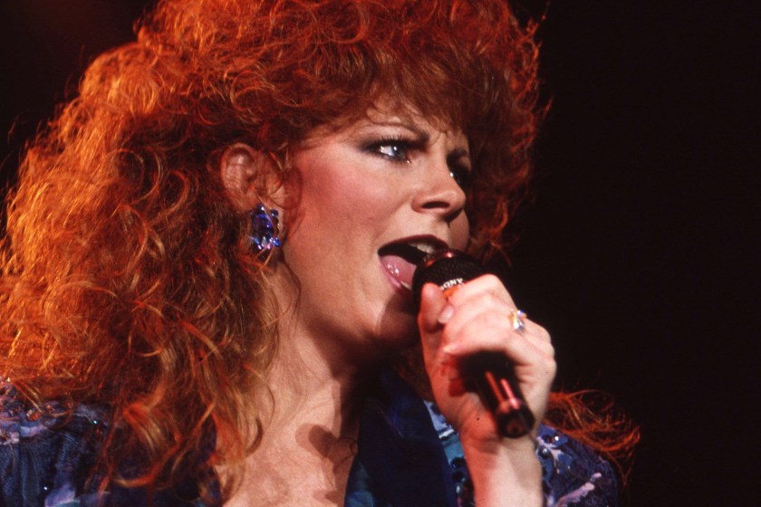 NASHVILLE -August 24: Country Music Singer Songwriter Reba McEntire preforms on August 24, 1990 Nashville, Tennessee
