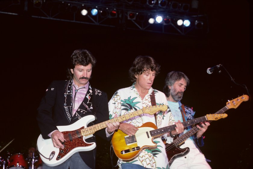 (MANDATORY CREDIT Ebet Roberts/Redferns) The Nitty Gritty Dirt Band performing at a reunion concert at McNichols Sports Arena in Denver, Colorado on June 9, 1986.