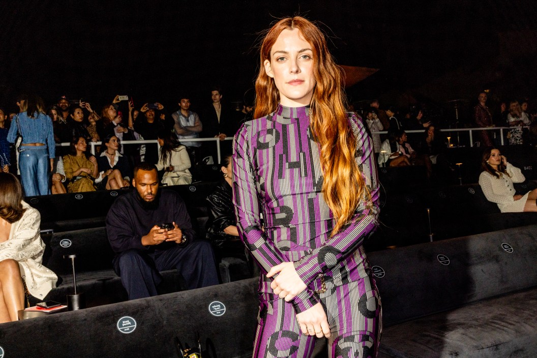 Riley Keough attends the Chanel 2024 Ready To Wear Collection Runway Show at Paramount Studios on May 9, 2023 in Los Angeles, California.