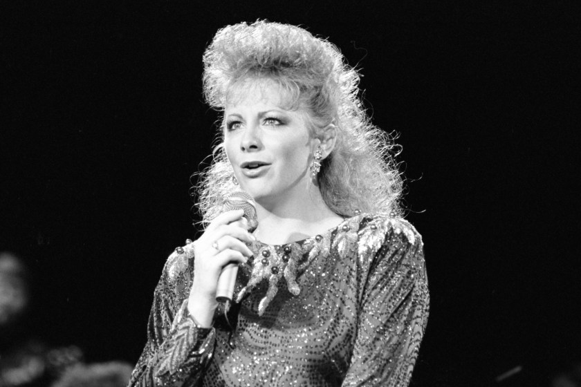 NASHVILLE -August 16: Country Music Singer Songwriter Reba McEntire Performs on August 16, 1988 in Nashville, Tennessee 