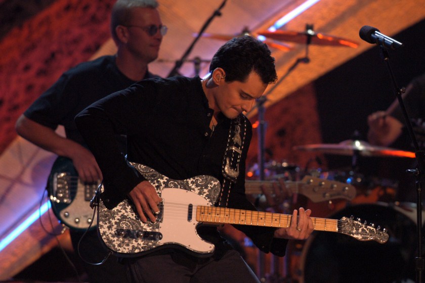 Brad Paisley performs his song "Celebrity" during 37th Annual CMA Awards - Show at The Grand Ole Opry in Nashville, TN, United States.