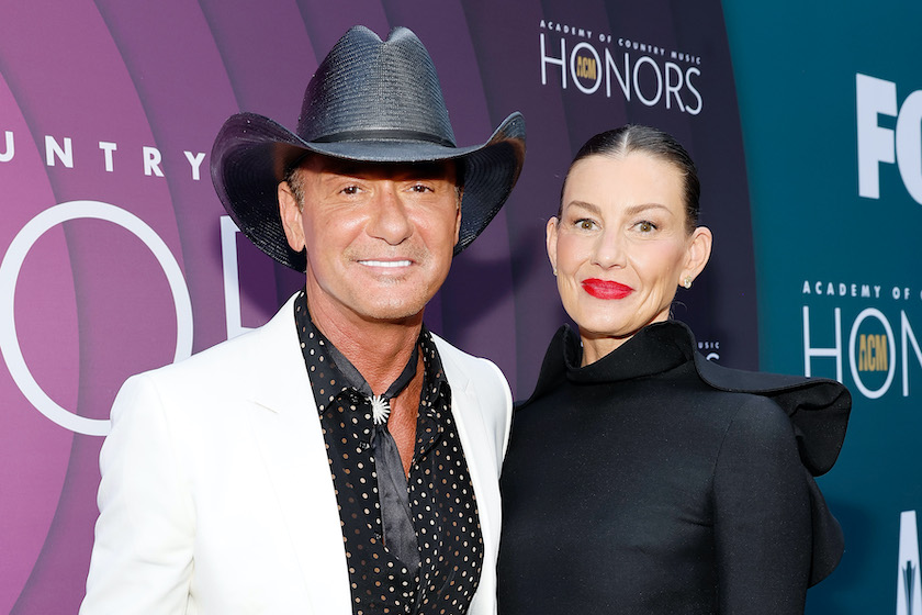 NASHVILLE, TENNESSEE - AUGUST 23: (L-R) Tim McGraw and Faith Hill attend the 16th Annual Academy of Country Music Honors at Ryman Auditorium on August 23, 2023 in Nashville, Tennessee.