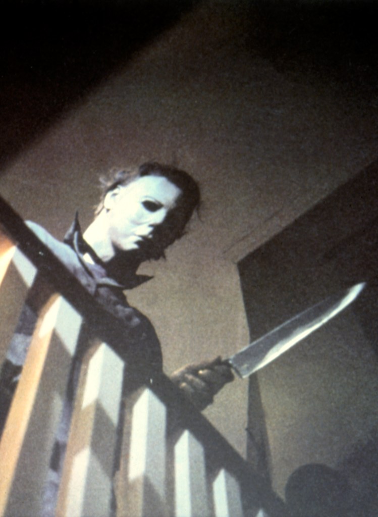 American actor Tony Moran on the set of Halloween, written and directed by John Carpenter.