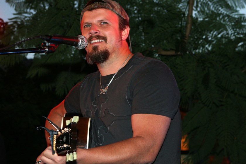 LOS ANGELES, CA - SEPTEMBER 20: Jamey Johnson from the cast of the Fox series, 'Nashville' performs at the Grove on September 20, 2007 in Los Angeles, California.