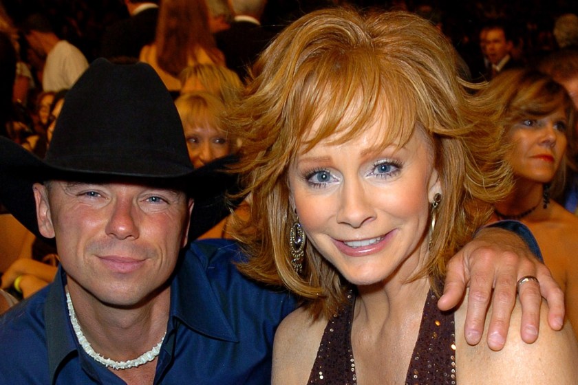 Kenny Chesney and Reba McEntire 