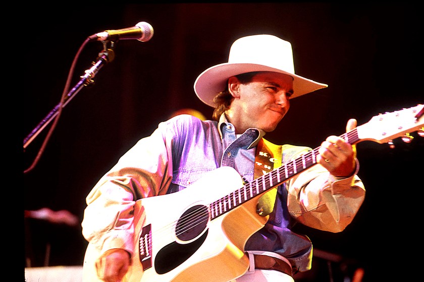 NASHVILLE - 1999: Country Singer Kenny Chesney performs at Starwood Amphitheater 1999 in Nashville, TN. 