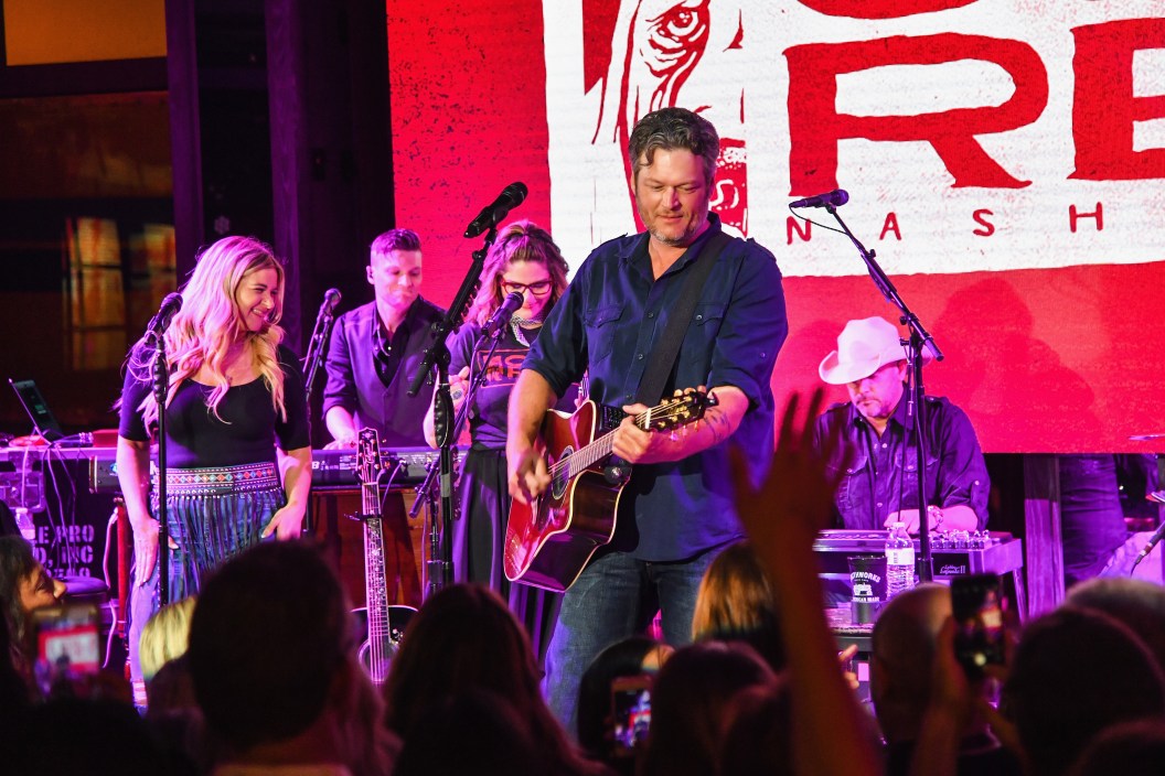 NASHVILLE, TN - JUNE 06: Blake Shelton performs on stage at Ole Red Nashville on June 6, 2018 in Nashville, Tennessee.
