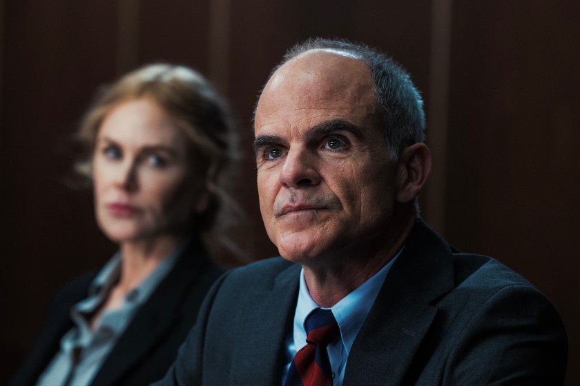 Nicole Kidman as Kaitlyn Meade and Michael Kelly as Byron Westfield In Special Ops: Lioness, episode 5, season 1, streaming on Paramount+, 2023.
