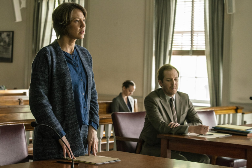 Olli Haaskivi and Carrie Coon in The Sinner (2017)