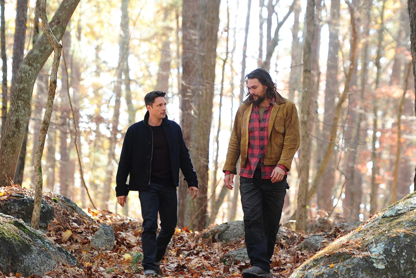 Martin Henderson and Jason Momoa in The Red Road (2014)