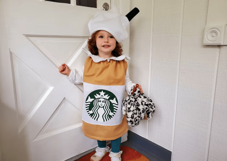 Starbucks Pumpkin Spice Latte costume