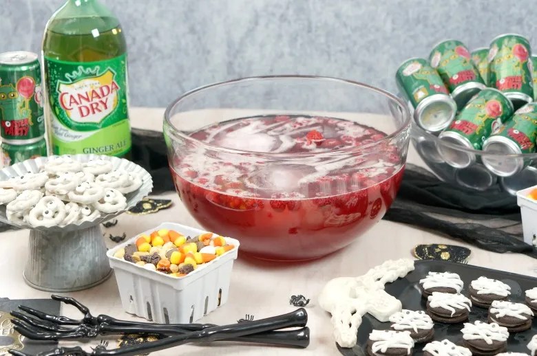 Forks and Folly's recipe for berry bloody Halloween punch