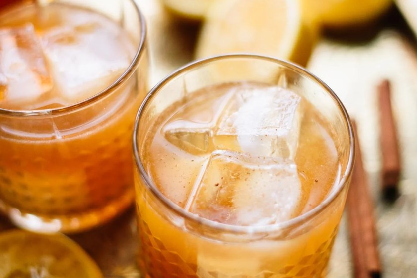 Cookie and Kate's recipe for a cinnamon maple whiskey sour