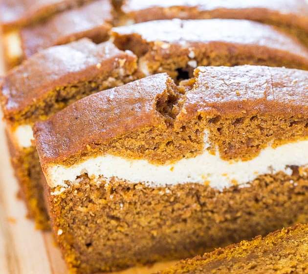 https://www.averiecooks.com/cream-cheese-filled-pumpkin-bread