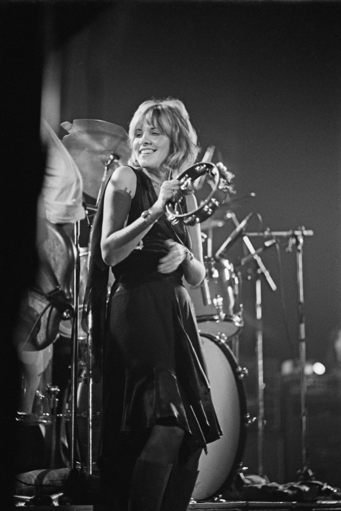 NEW HAVEN, USA - 20th NOVEMBER: Singer Stevie Nicks of British-American rock band Fleetwood Mac performs live on stage at Yale Coliseum in New Haven, Connecticut, USA, on 20th November 1975. 