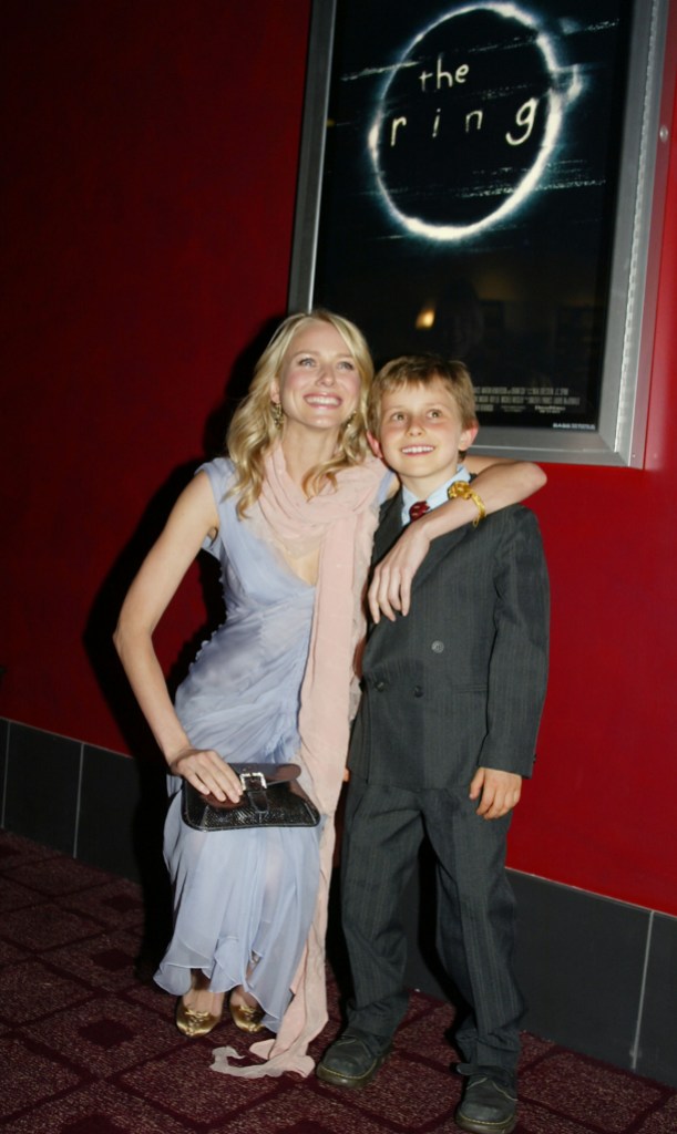 Naomi Watts and David Dorfman at the world premiere of DreamWorks' The Ring for the opening night of the Hollywood Film Festival at the ArcLight in Los Angeles, Ca. Wednesday, Oct. 2, 2002.