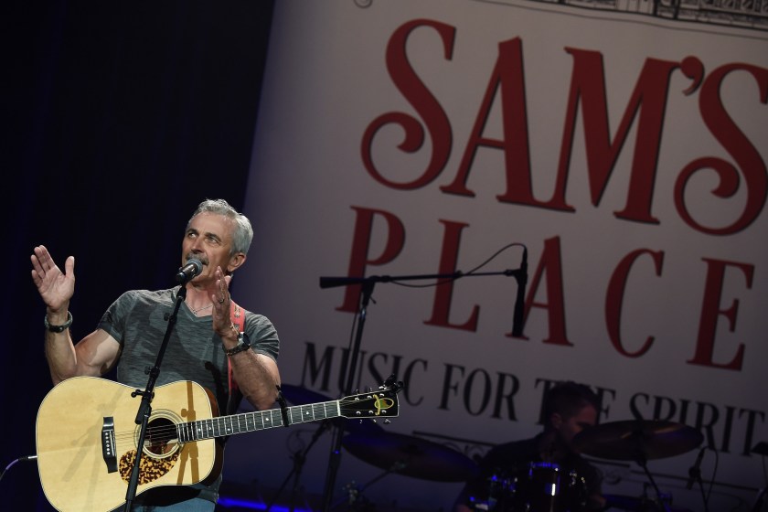 NASHVILLE, TN - MAY 03: Aaron Tippin performs during Sam's Place - Music For The Spirit hosted by Steven Curtis Chapman - May 03,2015 at the Ryman Auditorium on May 3, 2015 in Nashville, Tennessee.