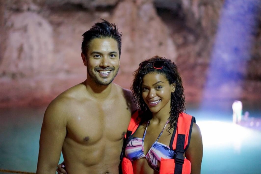 Marco Grazzini and Alvina August Instagram Vacation Photo